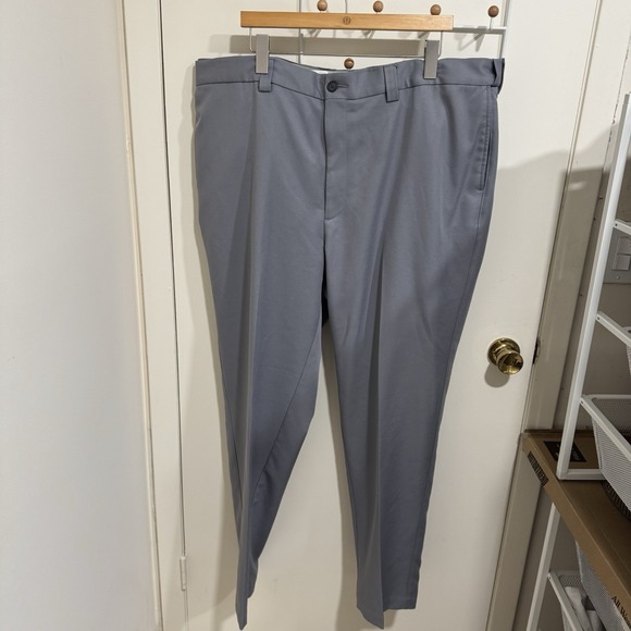 Oak Hill Other - Oak Hill Dress Pants Mens 46x32 Gray Pleated Premium Relaxed Fit Big Tall